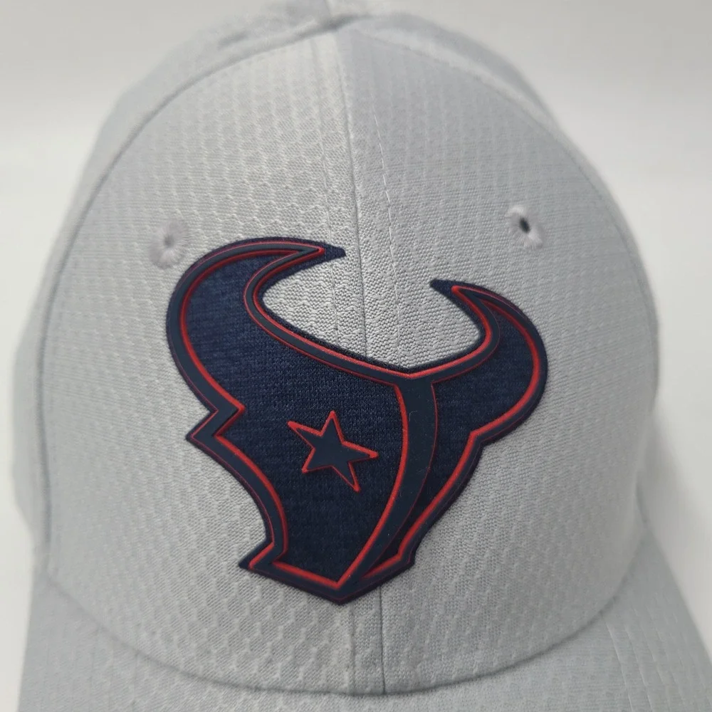 Toddler-Child Houston Texans Hat Fitted New Era 39Thirty Gray Red NFL Football